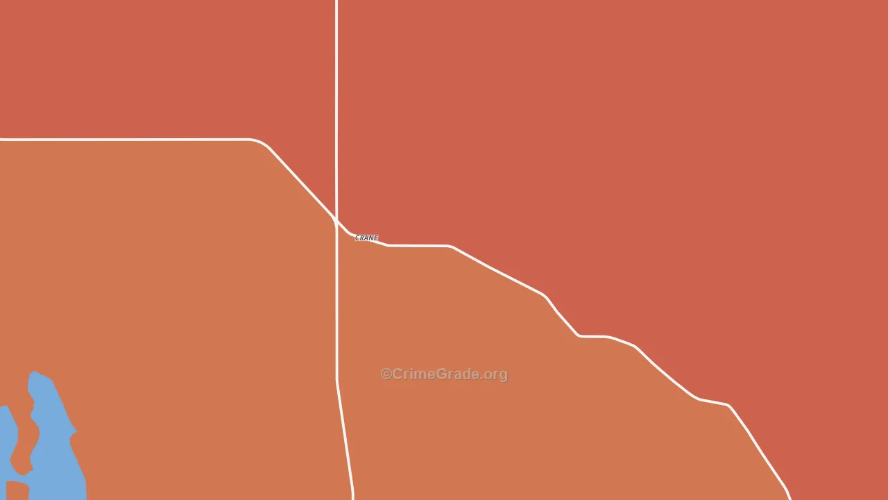 97732, OR Map of Drug-Related Crime Rates