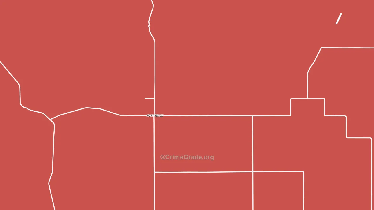 97735, OR Map of Drug-Related Crime Rates