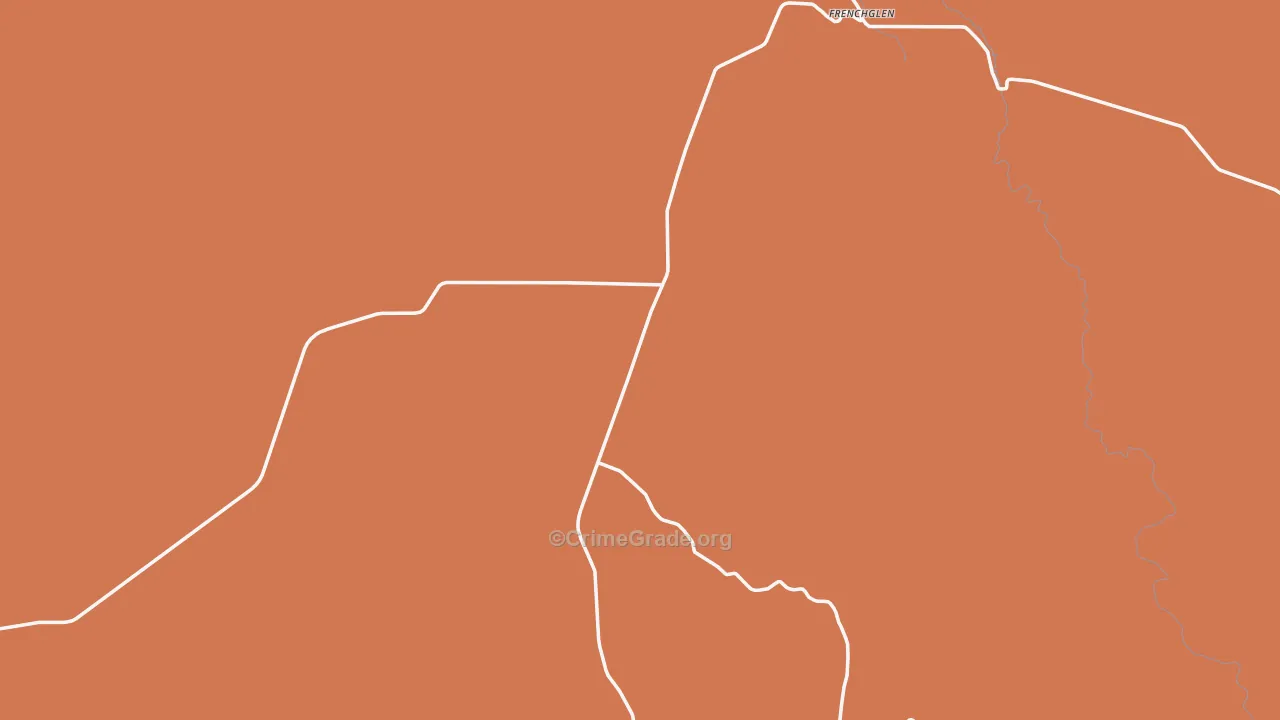 97736, OR Map of Drug-Related Crime Rates