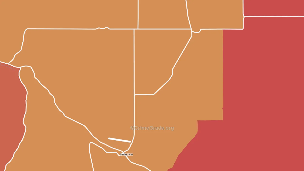 97839, OR Map of Drug-Related Crime Rates