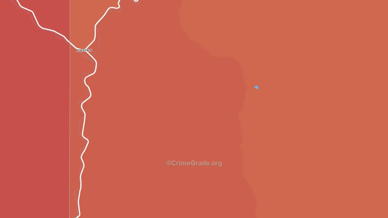 97848, OR Map of Drug-Related Crime Rates