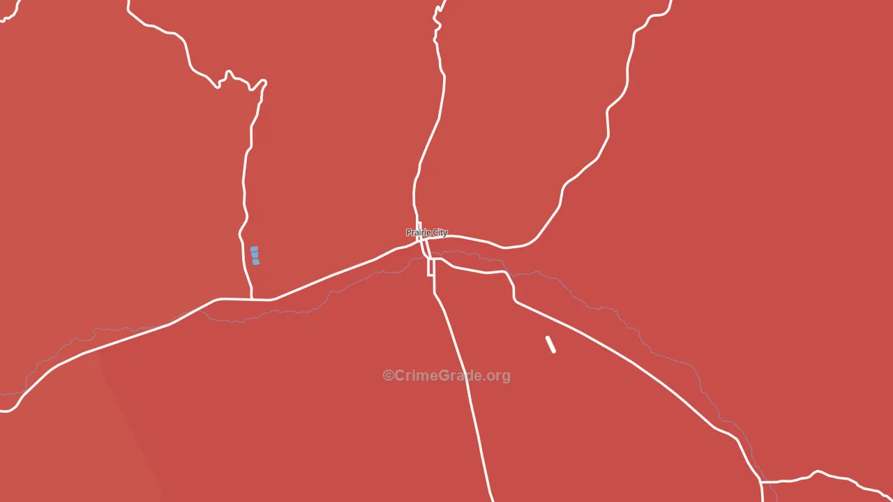 97869, OR Map of Drug-Related Crime Rates