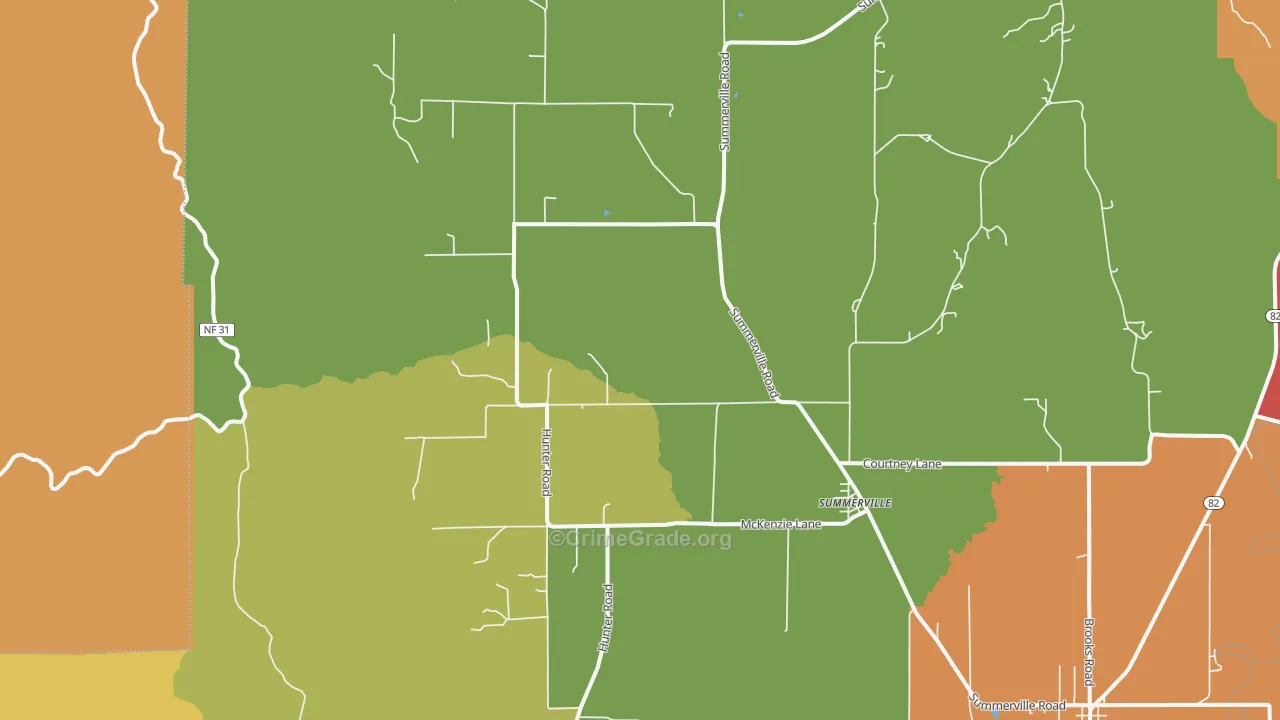 97876, OR Map of Drug-Related Crime Rates