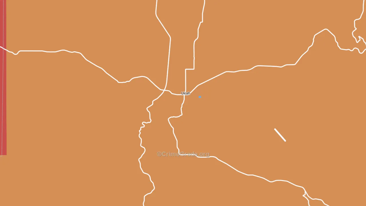 97880, OR Map of Drug-Related Crime Rates