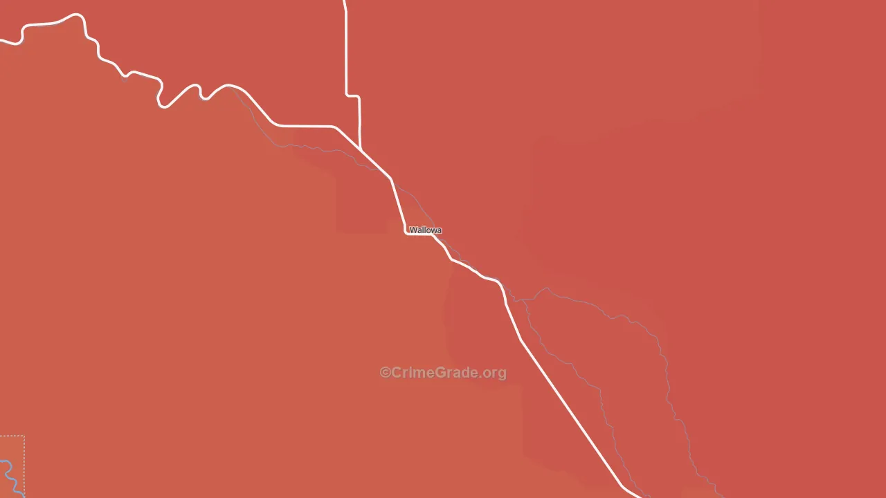 97885, OR Map of Drug-Related Crime Rates