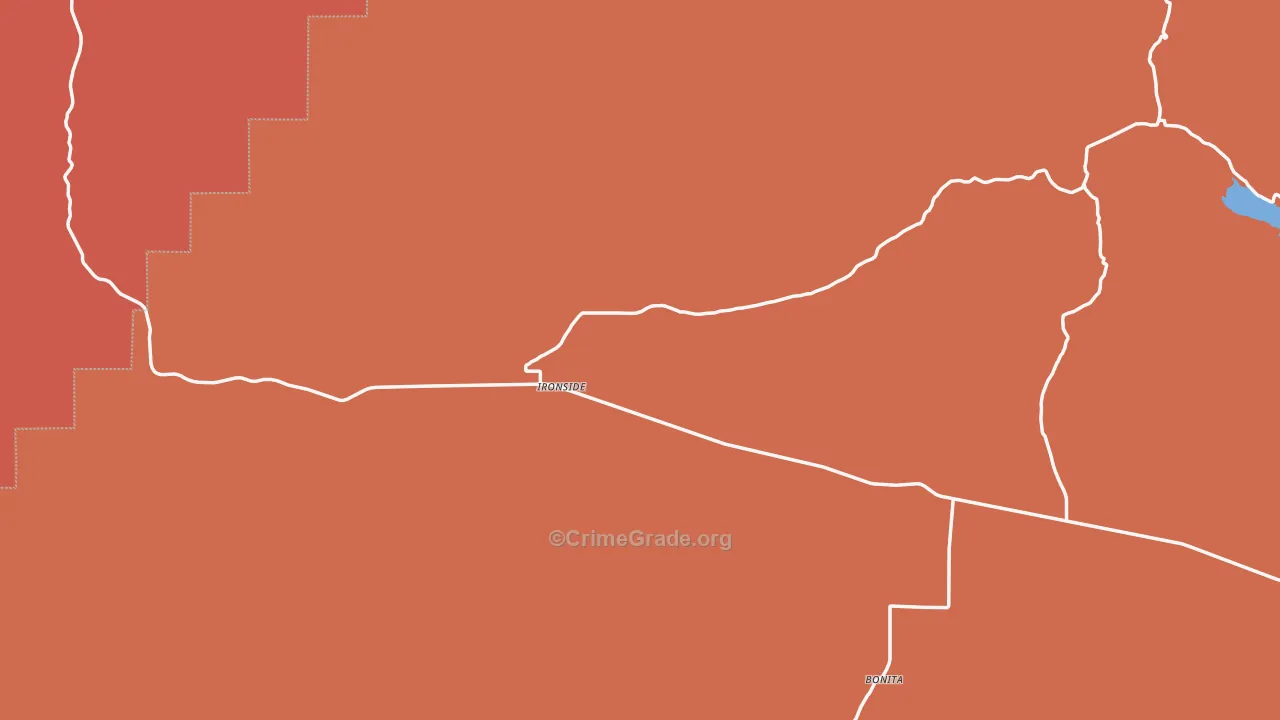 97908, OR Map of Drug-Related Crime Rates