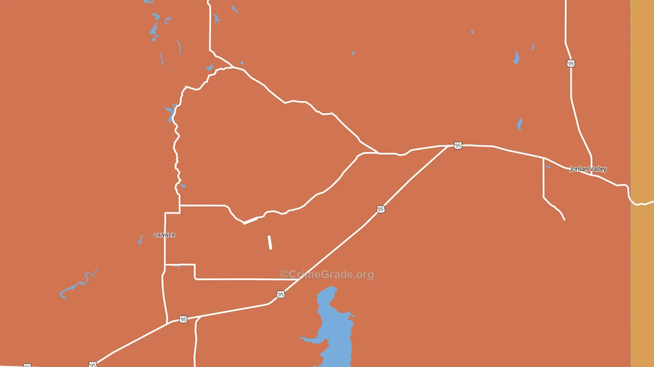 97910, OR Map of Drug-Related Crime Rates