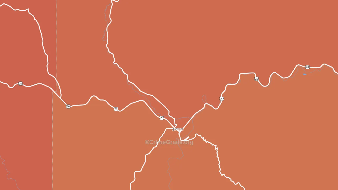 97911, OR Map of Drug-Related Crime Rates