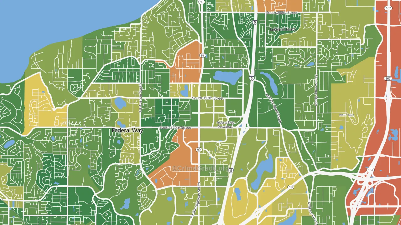98003, WA Map of Drug-Related Crime Rates