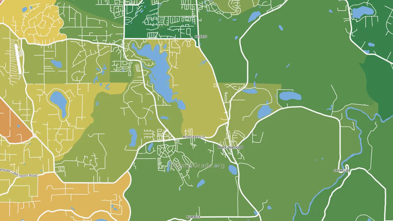 98010, WA Map of Drug-Related Crime Rates