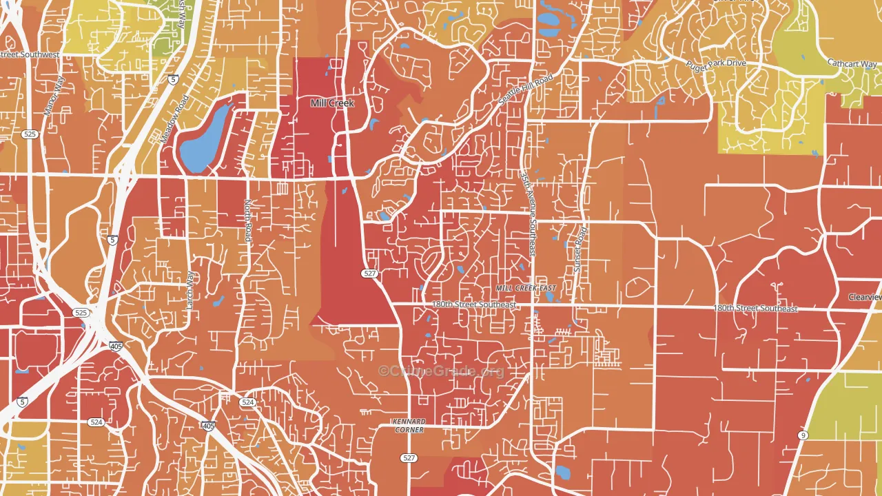 98012, WA Map of Drug-Related Crime Rates