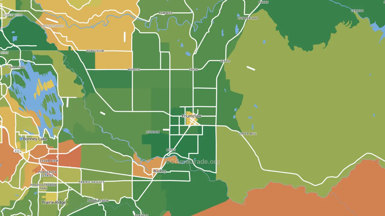98022, WA Map of Drug-Related Crime Rates