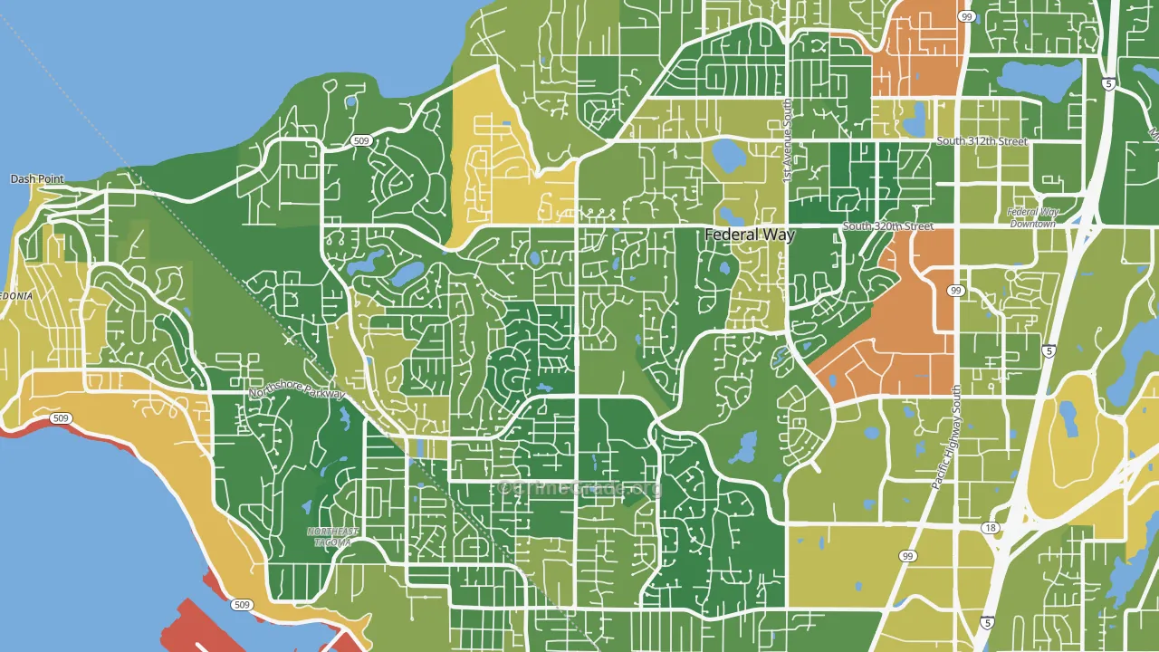 98023, WA Map of Drug-Related Crime Rates
