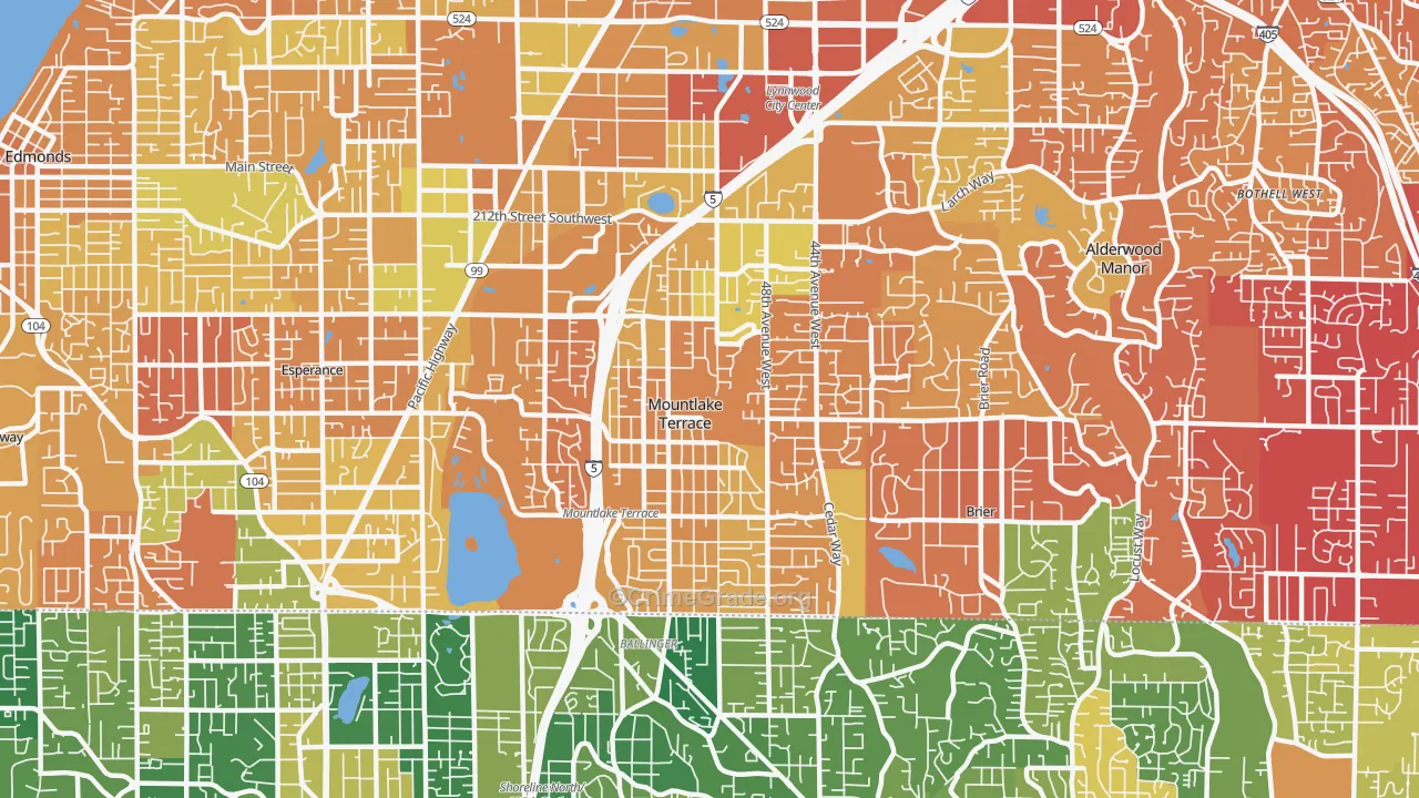 98043, WA Map of Drug-Related Crime Rates