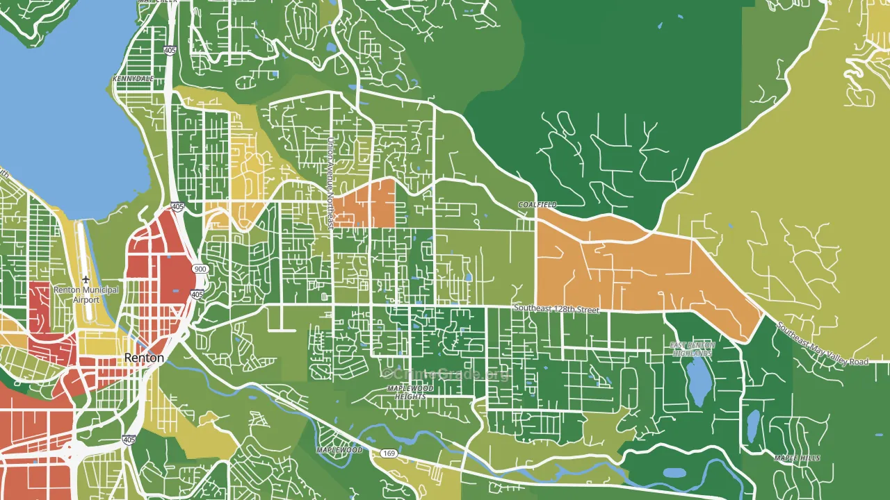 98059, WA Map of Drug-Related Crime Rates