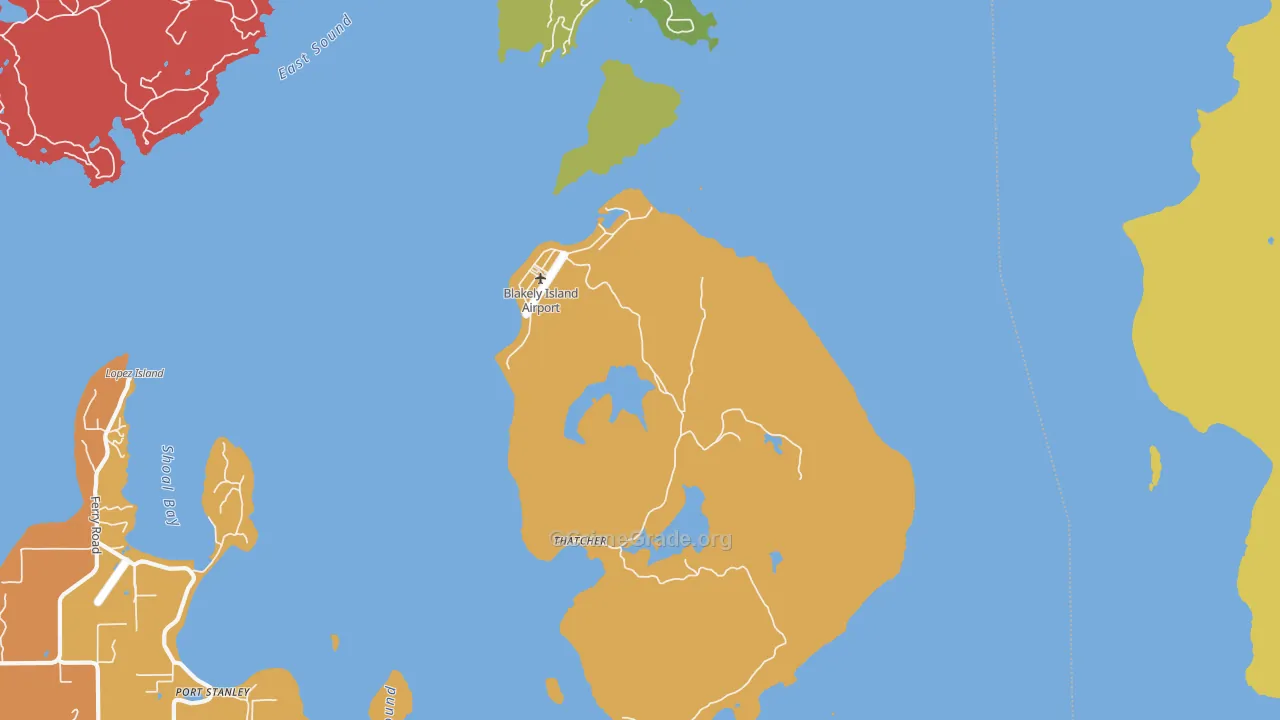 98222, WA Map of Drug-Related Crime Rates