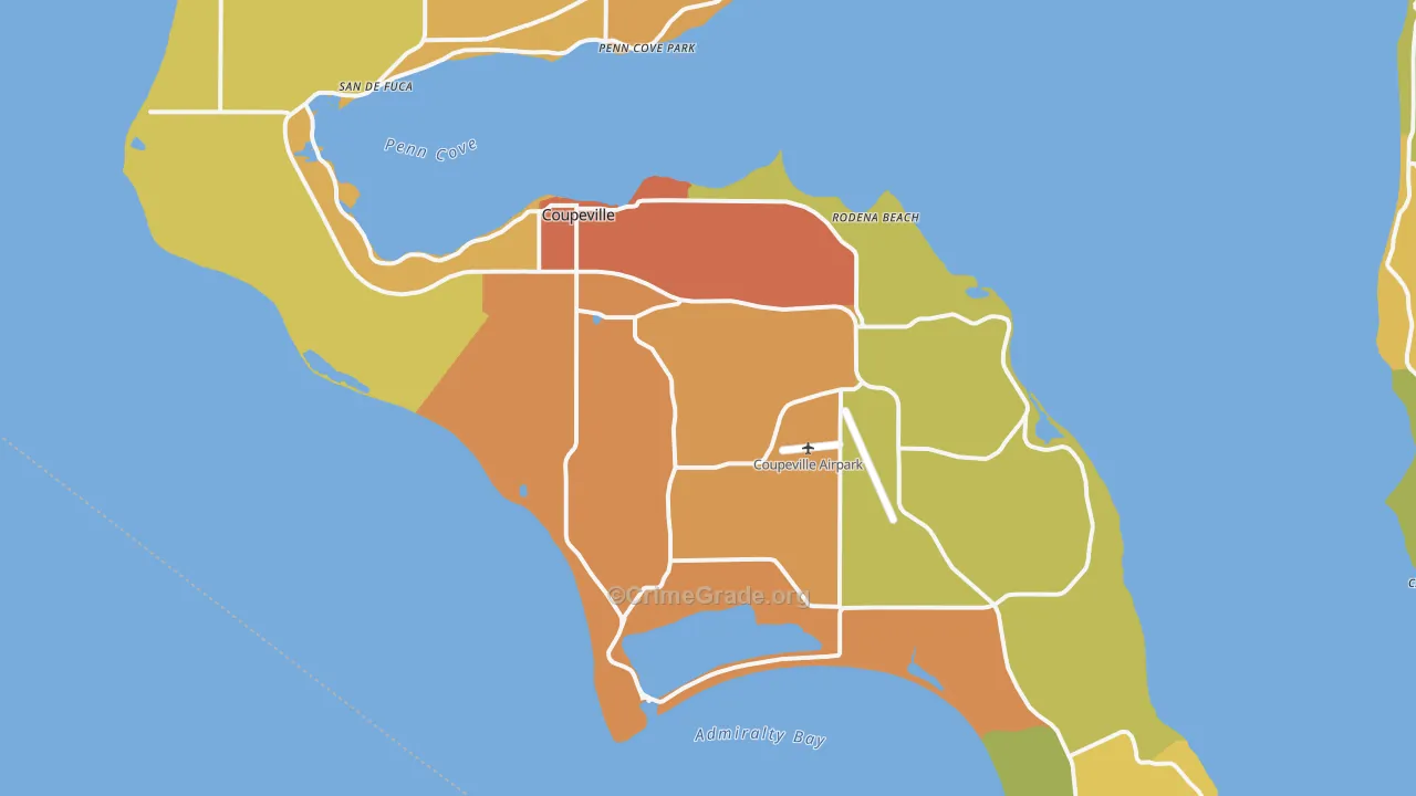 98239, WA Map of Drug-Related Crime Rates
