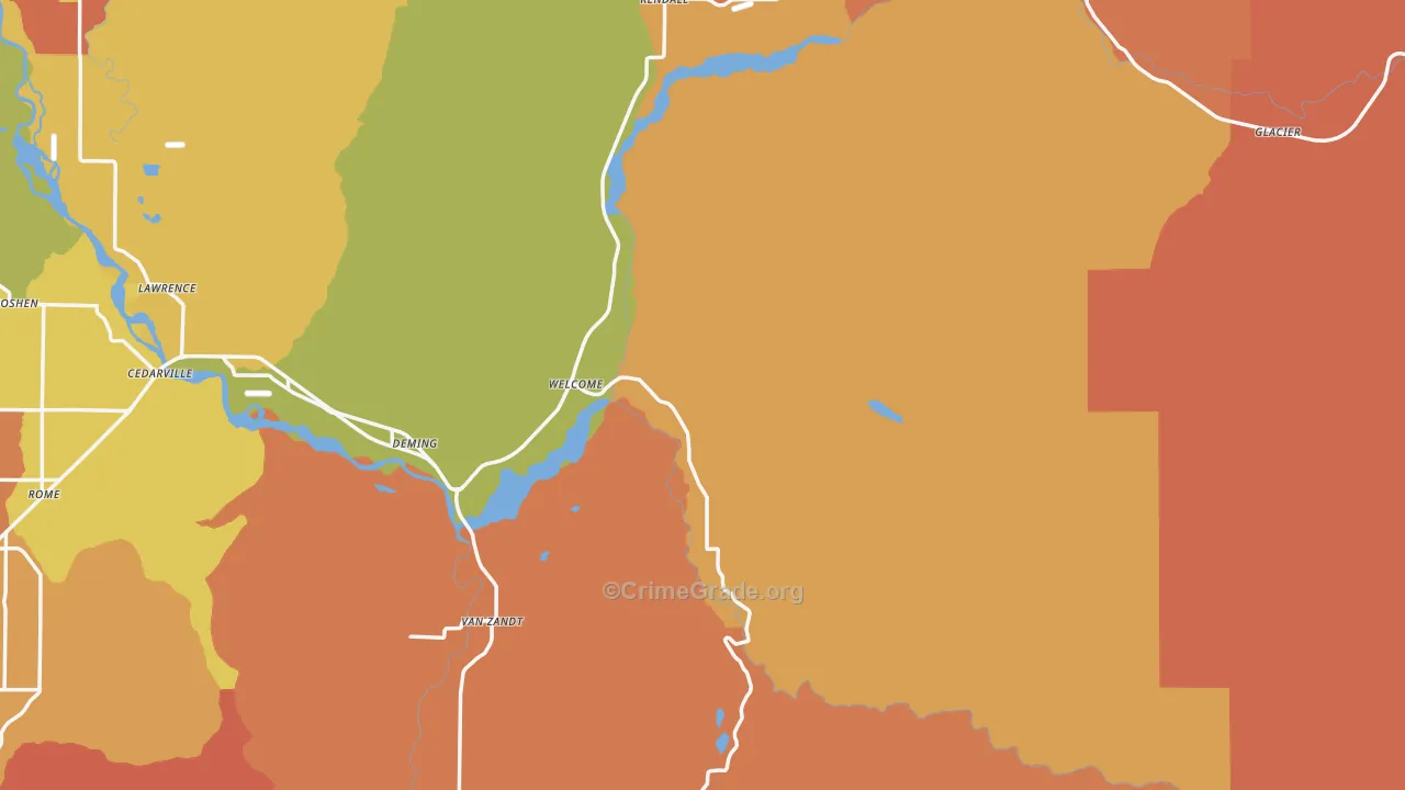 98244, WA Map of Drug-Related Crime Rates