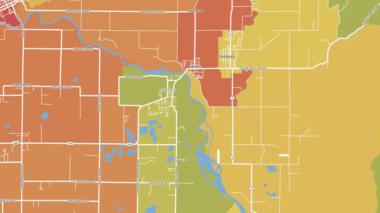 98247, WA Map of Drug-Related Crime Rates