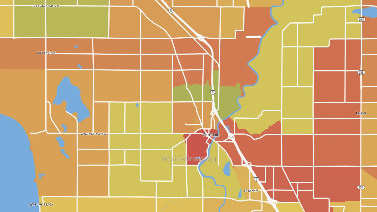98248, WA Map of Drug-Related Crime Rates
