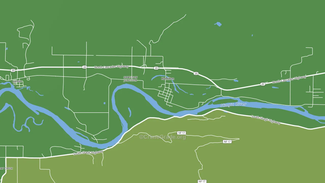 98255, WA Map of Drug-Related Crime Rates