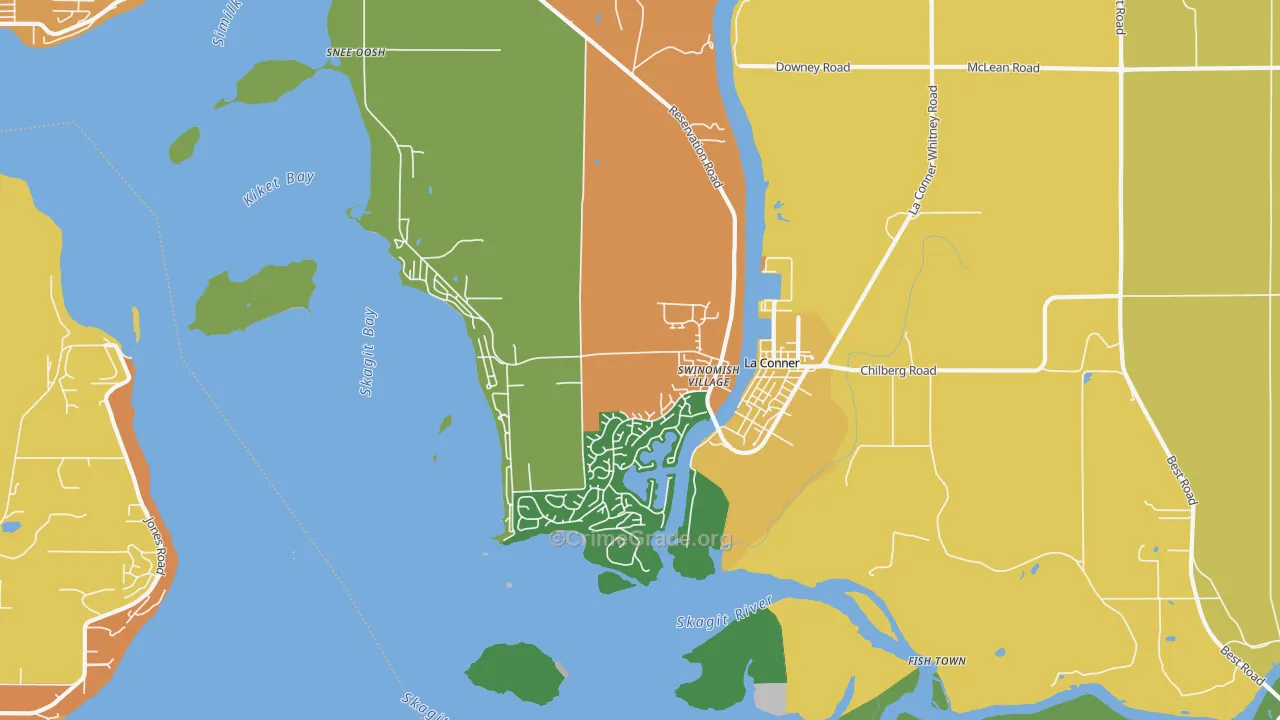 98257, WA Map of Drug-Related Crime Rates