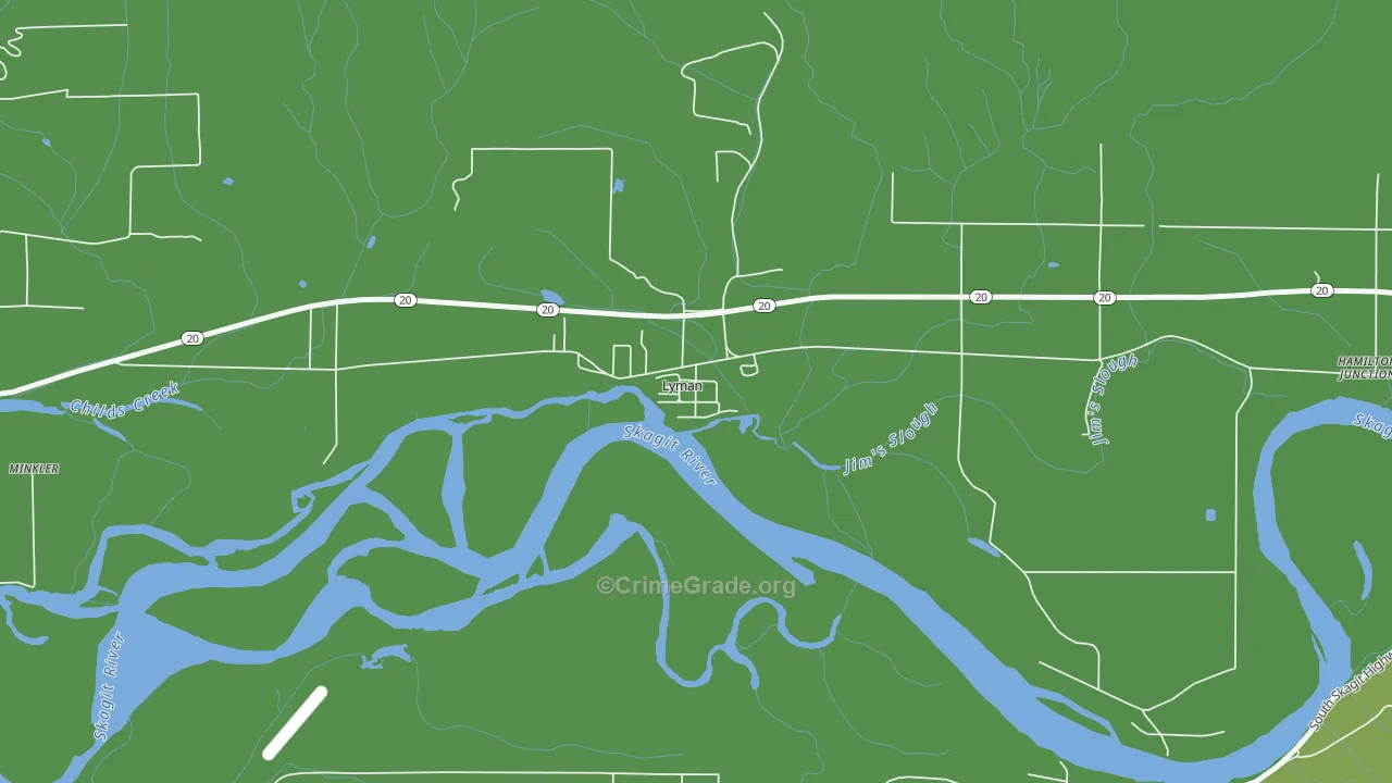 98263, WA Map of Drug-Related Crime Rates
