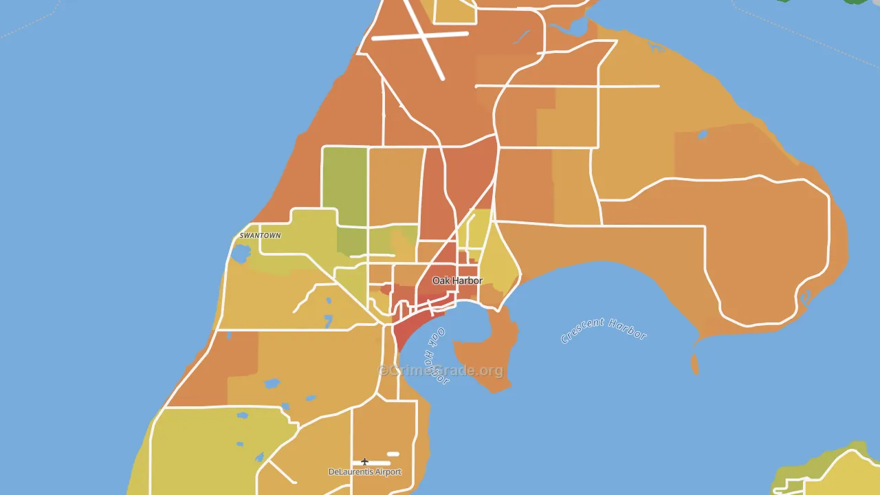 98277, WA Map of Drug-Related Crime Rates
