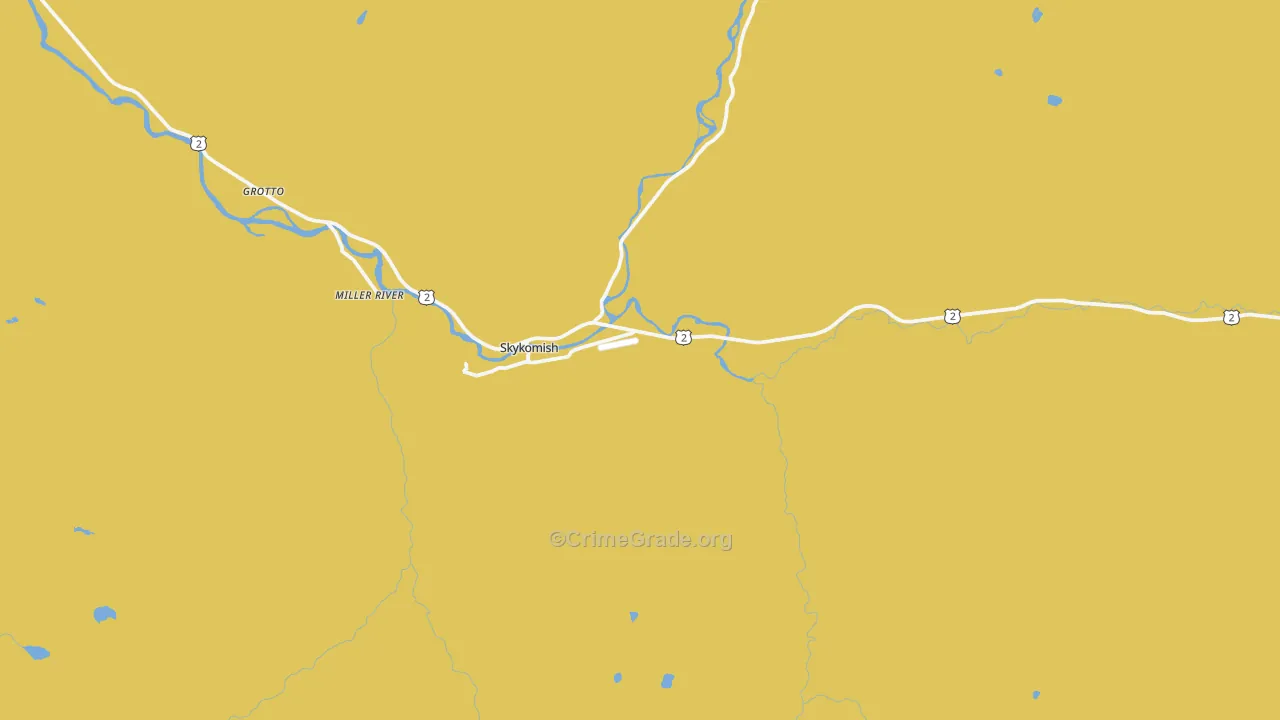 98288, WA Map of Drug-Related Crime Rates