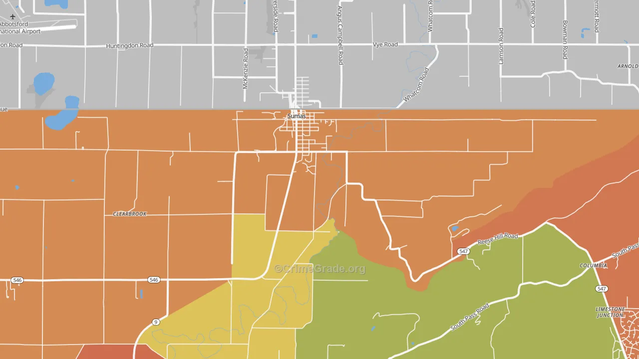98295, WA Map of Drug-Related Crime Rates
