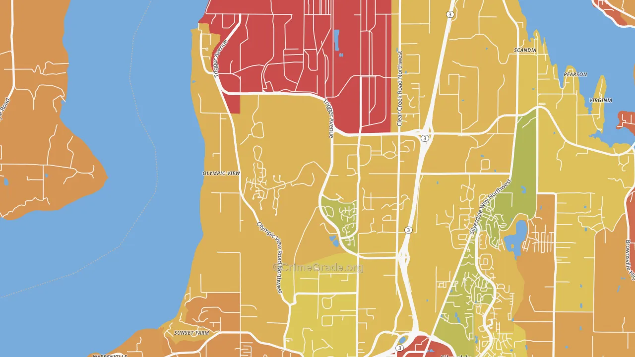 98315, WA Map of Drug-Related Crime Rates