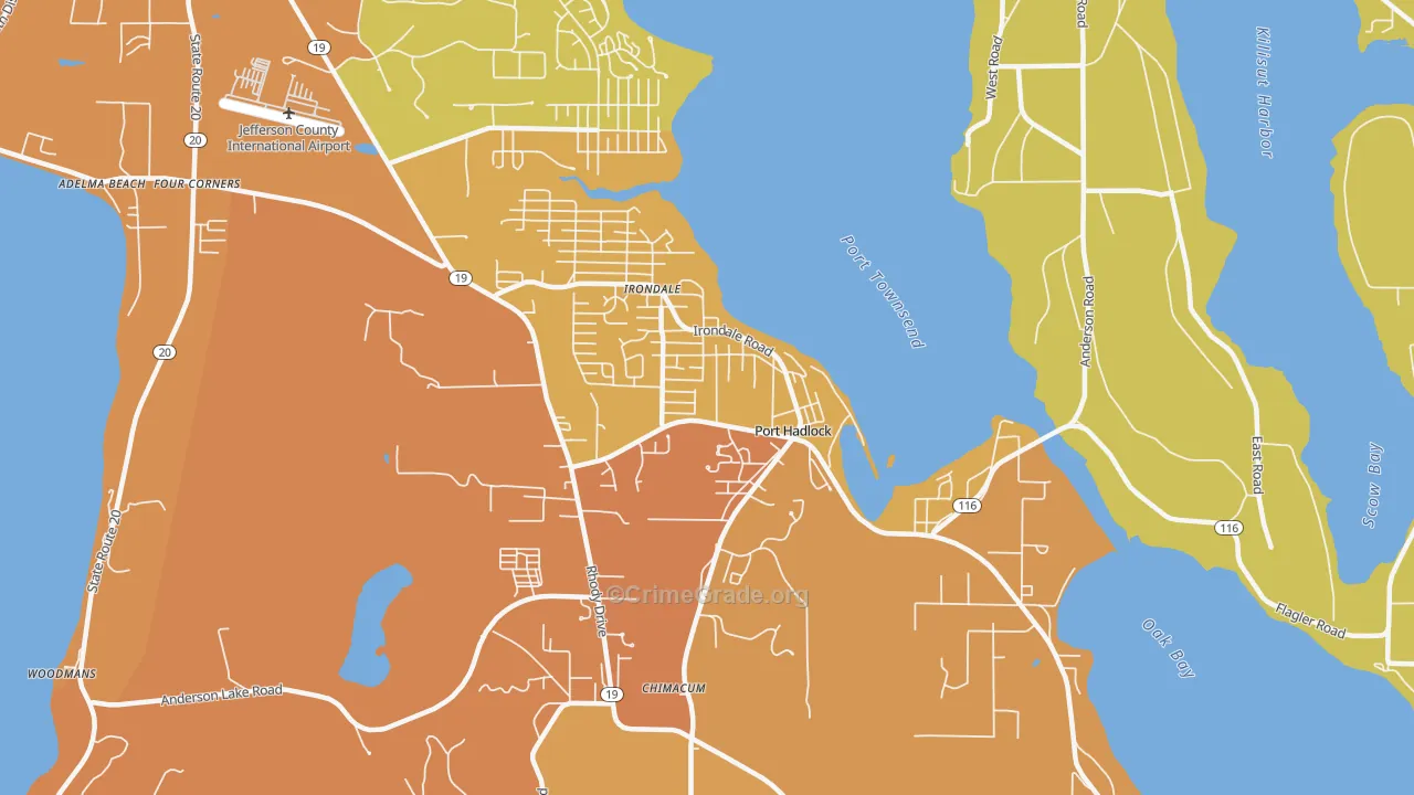 98339, WA Map of Drug-Related Crime Rates