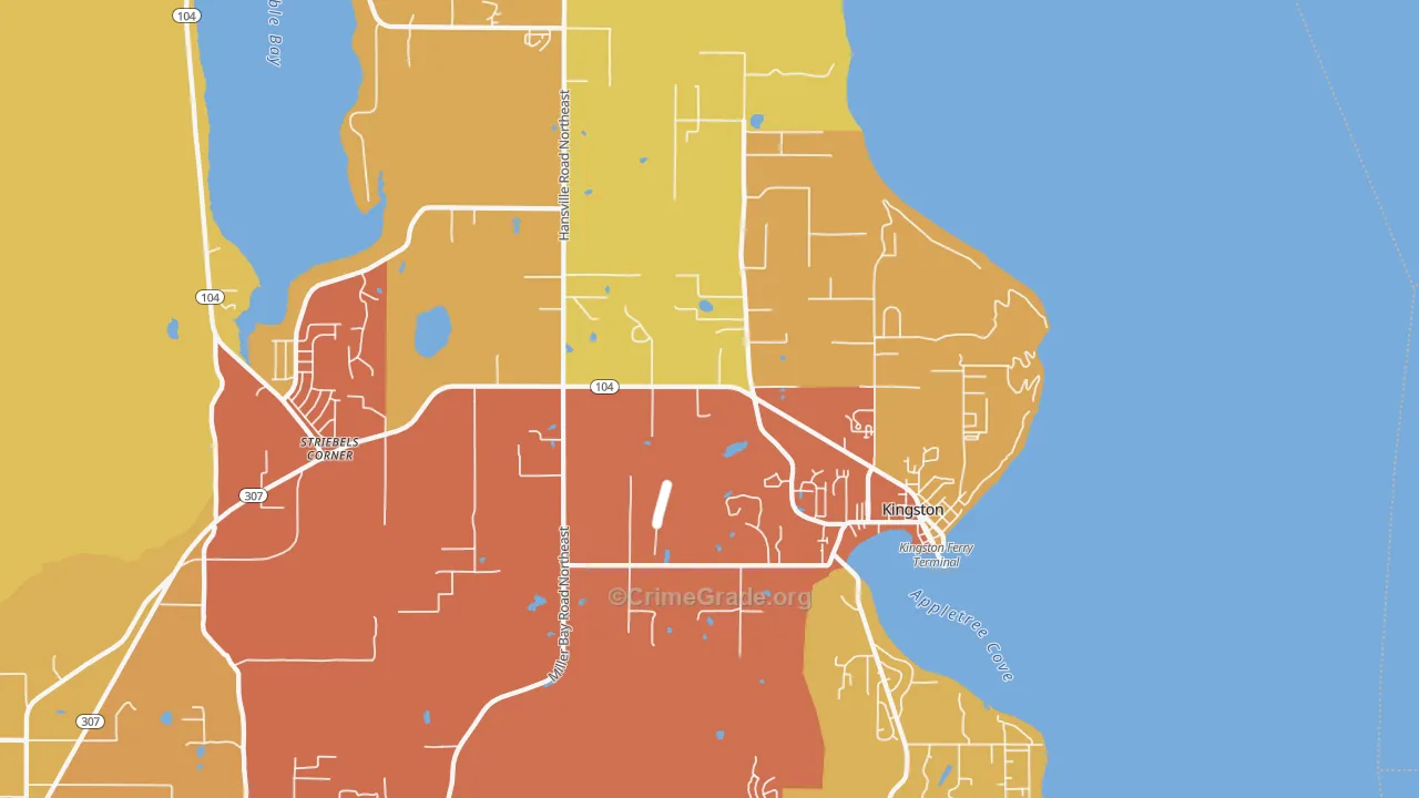 98346, WA Map of Drug-Related Crime Rates
