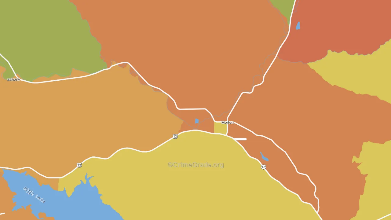 98356, WA Map of Drug-Related Crime Rates