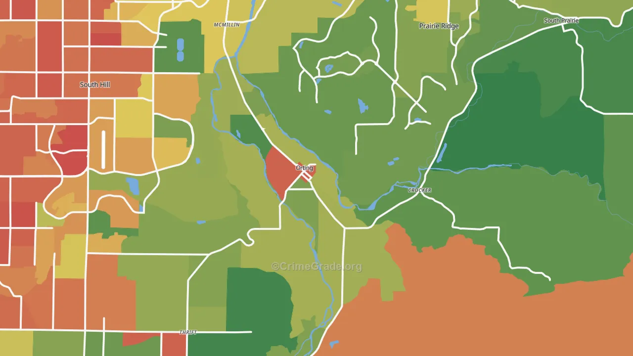 98360, WA Map of Drug-Related Crime Rates