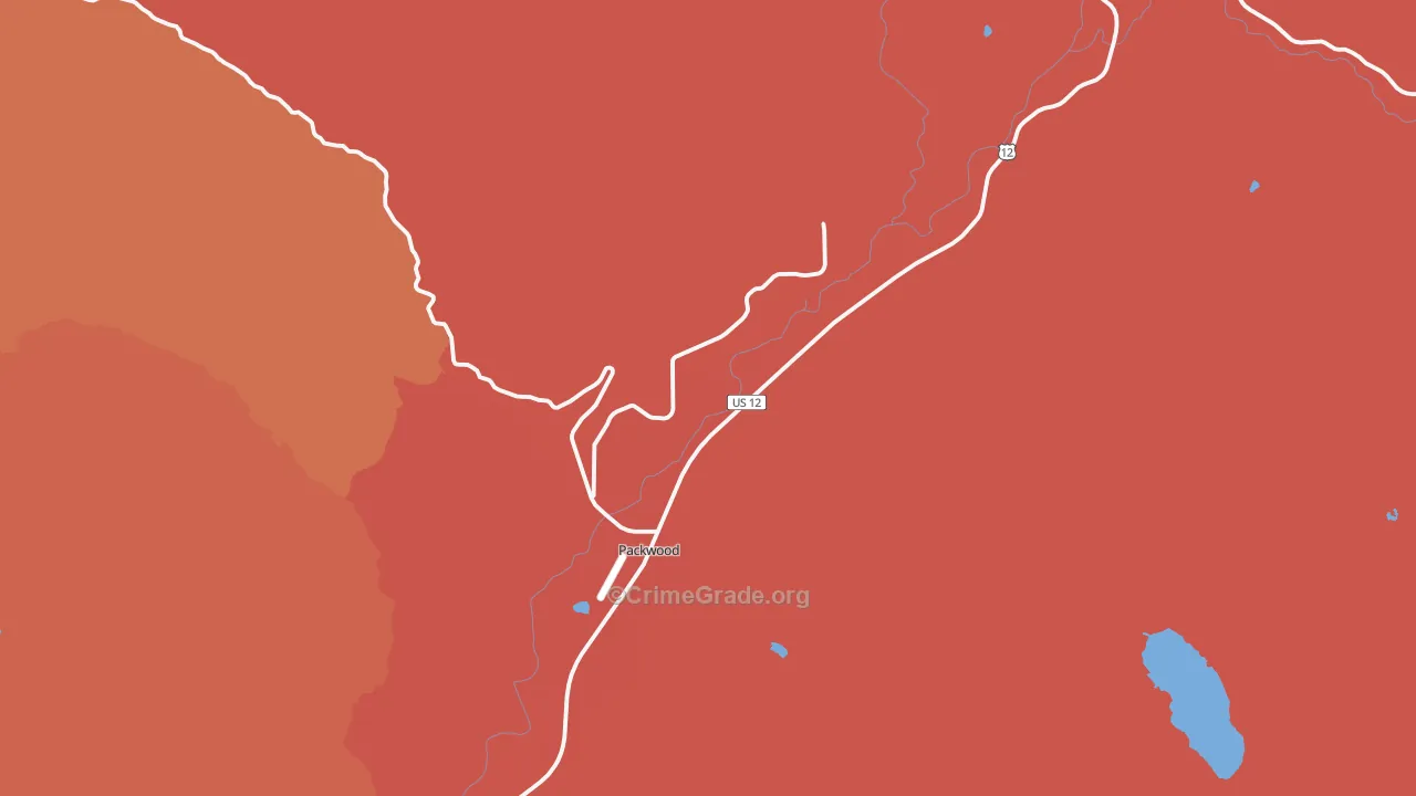 98361, WA Map of Drug-Related Crime Rates