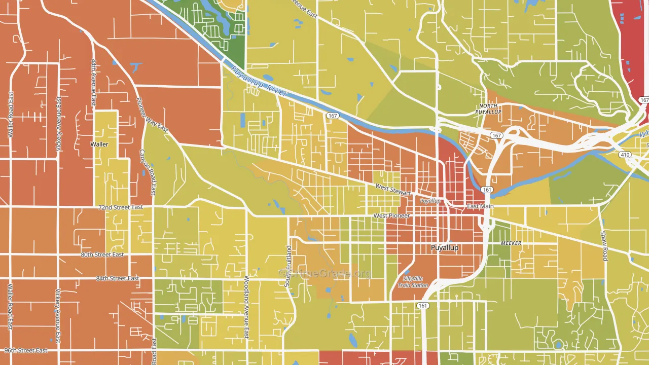 98371, WA Map of Drug-Related Crime Rates