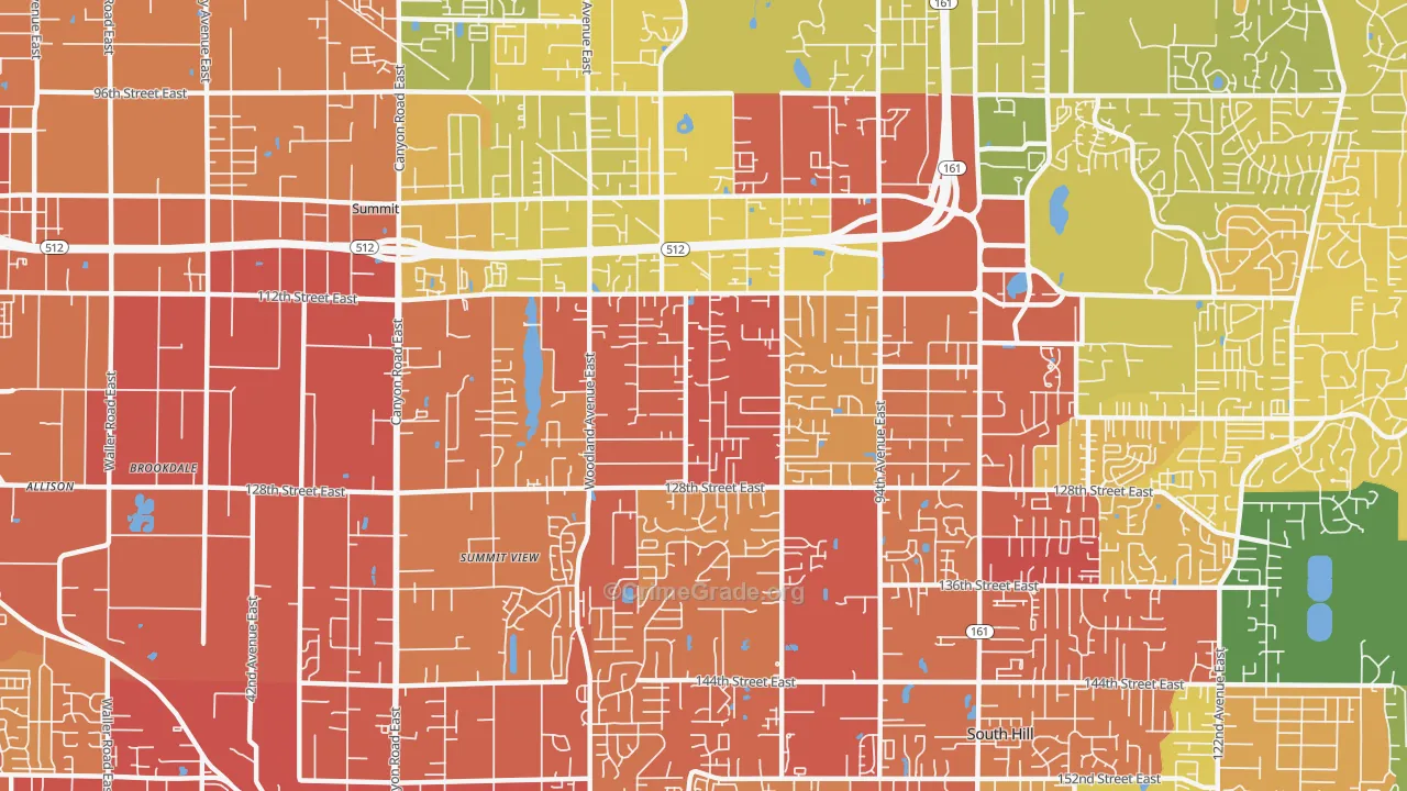 98373, WA Map of Drug-Related Crime Rates