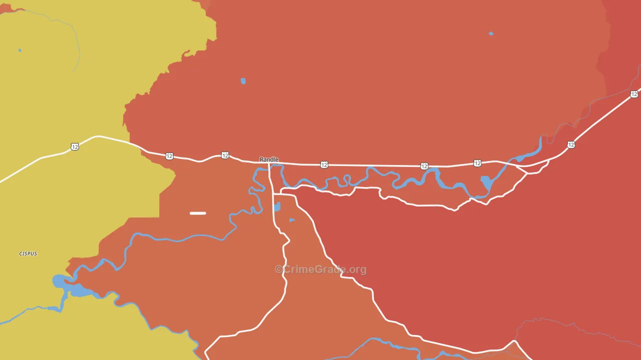 98377, WA Map of Drug-Related Crime Rates