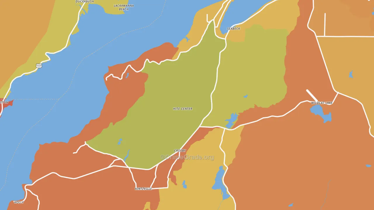 98380, WA Map of Drug-Related Crime Rates