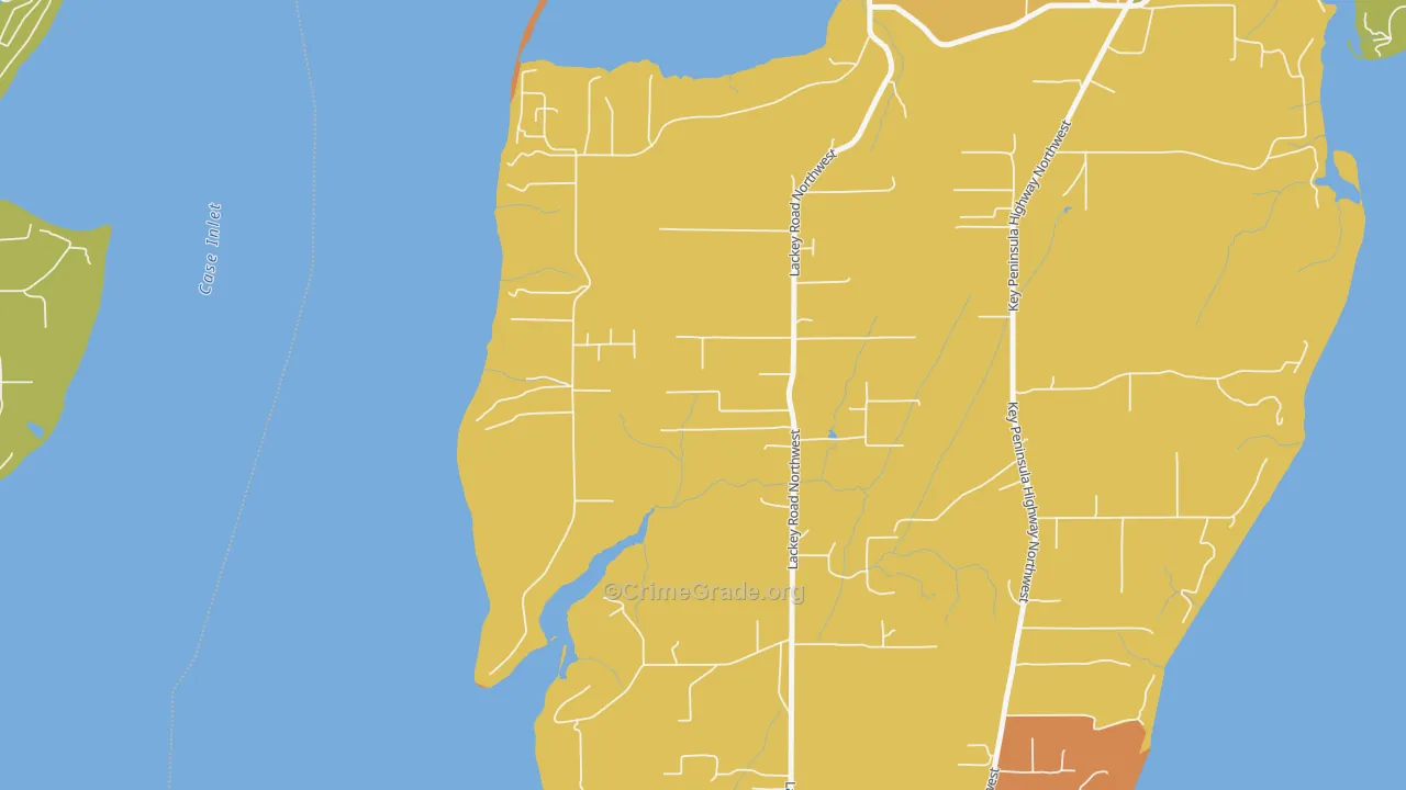 98394, WA Map of Drug-Related Crime Rates