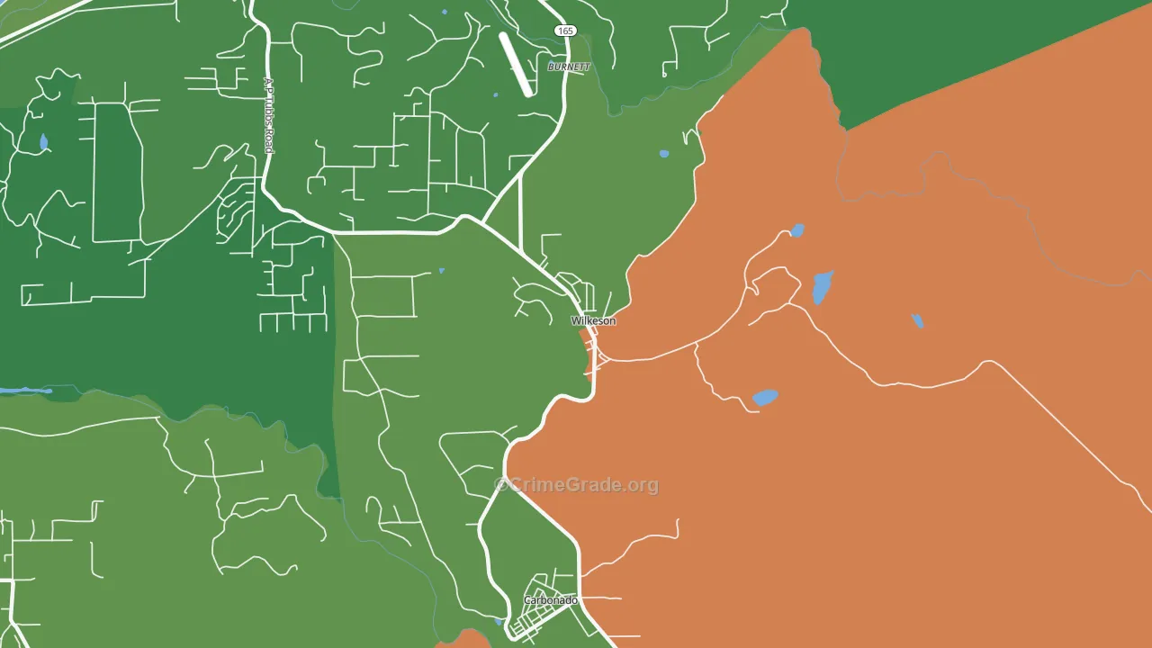 98396, WA Map of Drug-Related Crime Rates