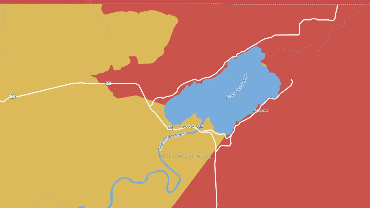 98526, WA Map of Drug-Related Crime Rates