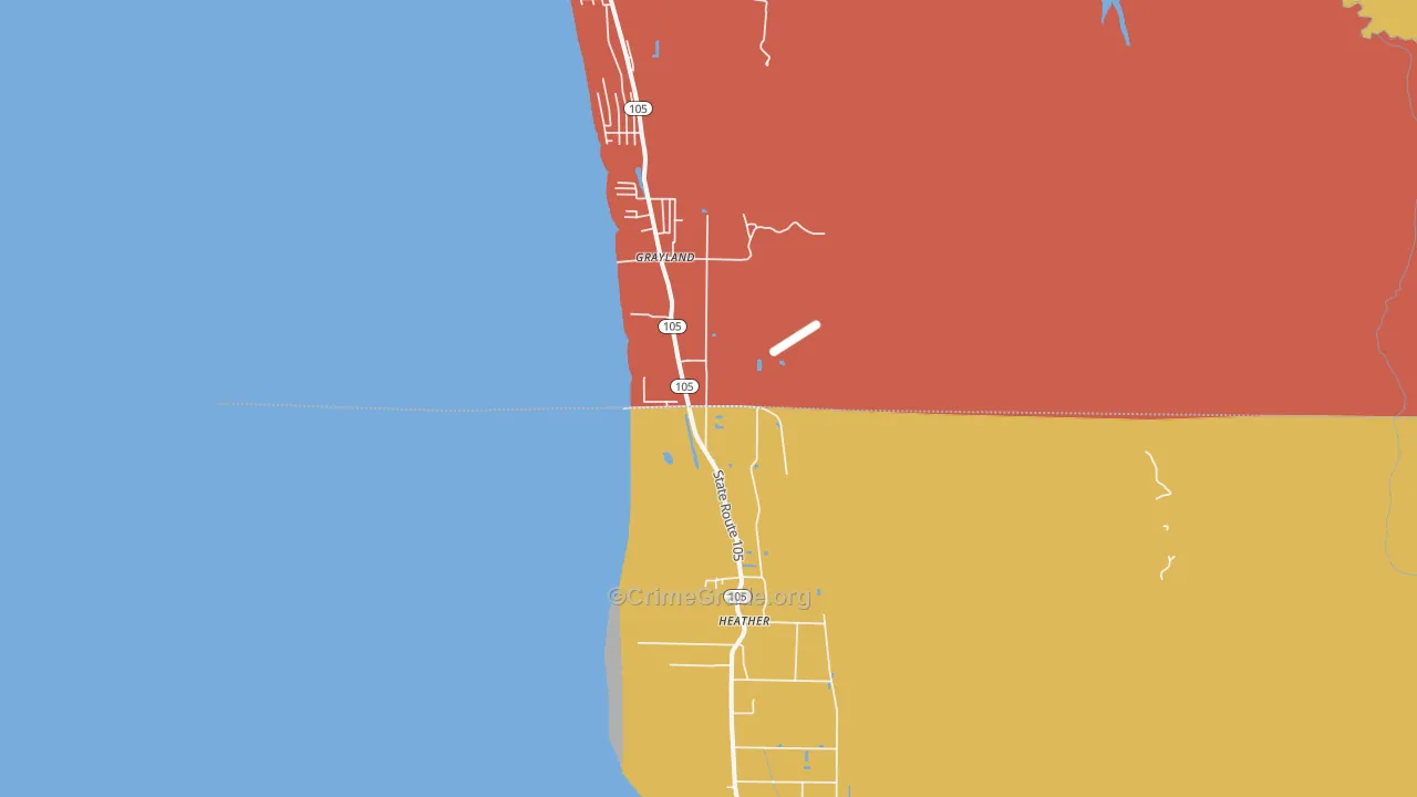 98547, WA Map of Drug-Related Crime Rates