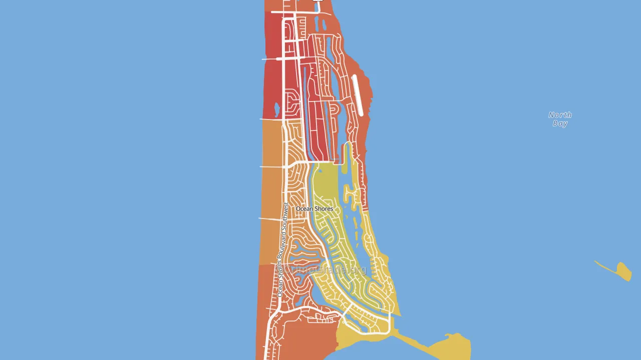 98569, WA Map of Drug-Related Crime Rates