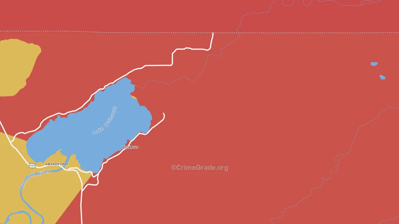 98575, WA Map of Drug-Related Crime Rates