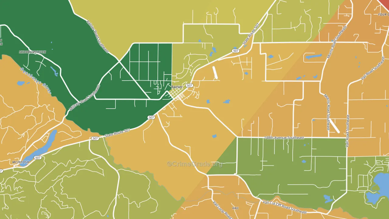 98576, WA Map of Drug-Related Crime Rates