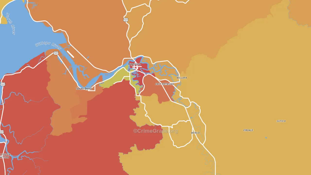 98577, WA Map of Drug-Related Crime Rates
