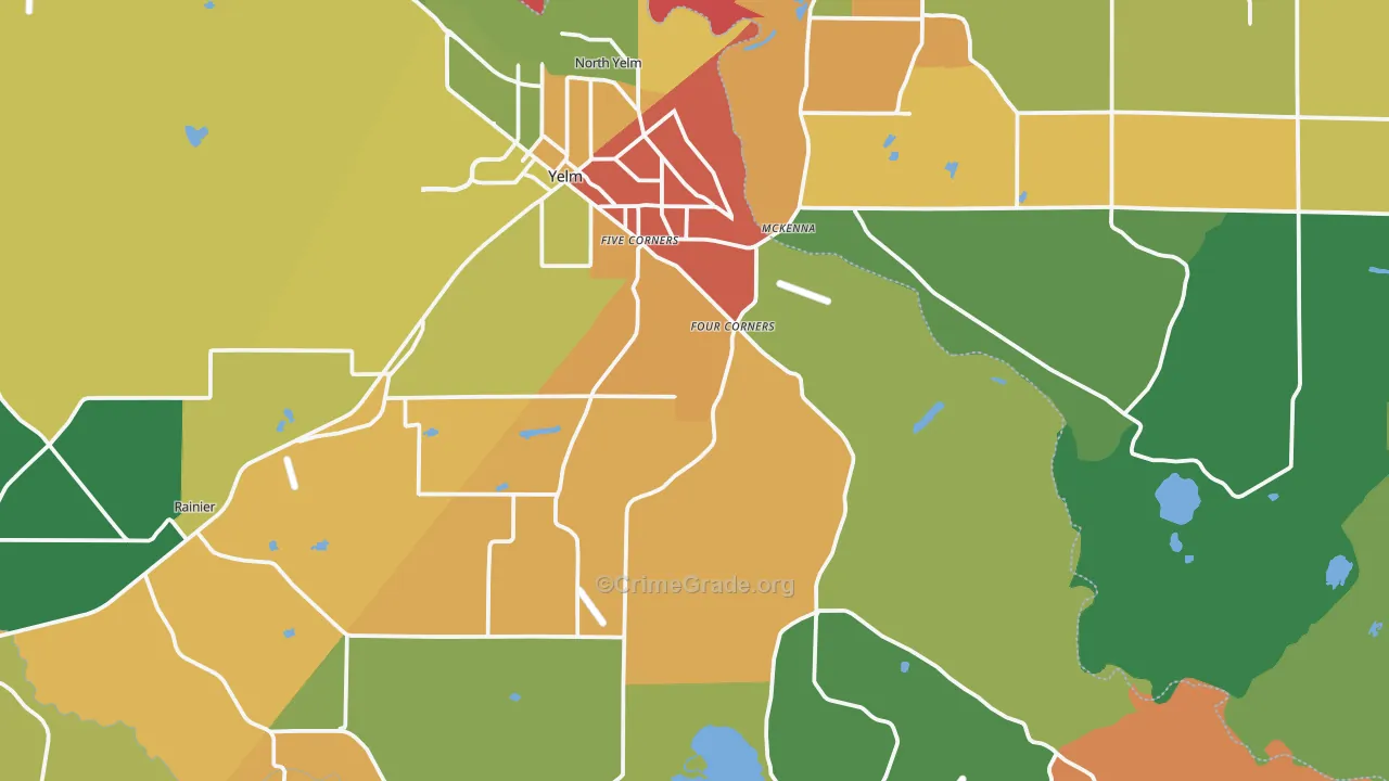 98597, WA Map of Drug-Related Crime Rates
