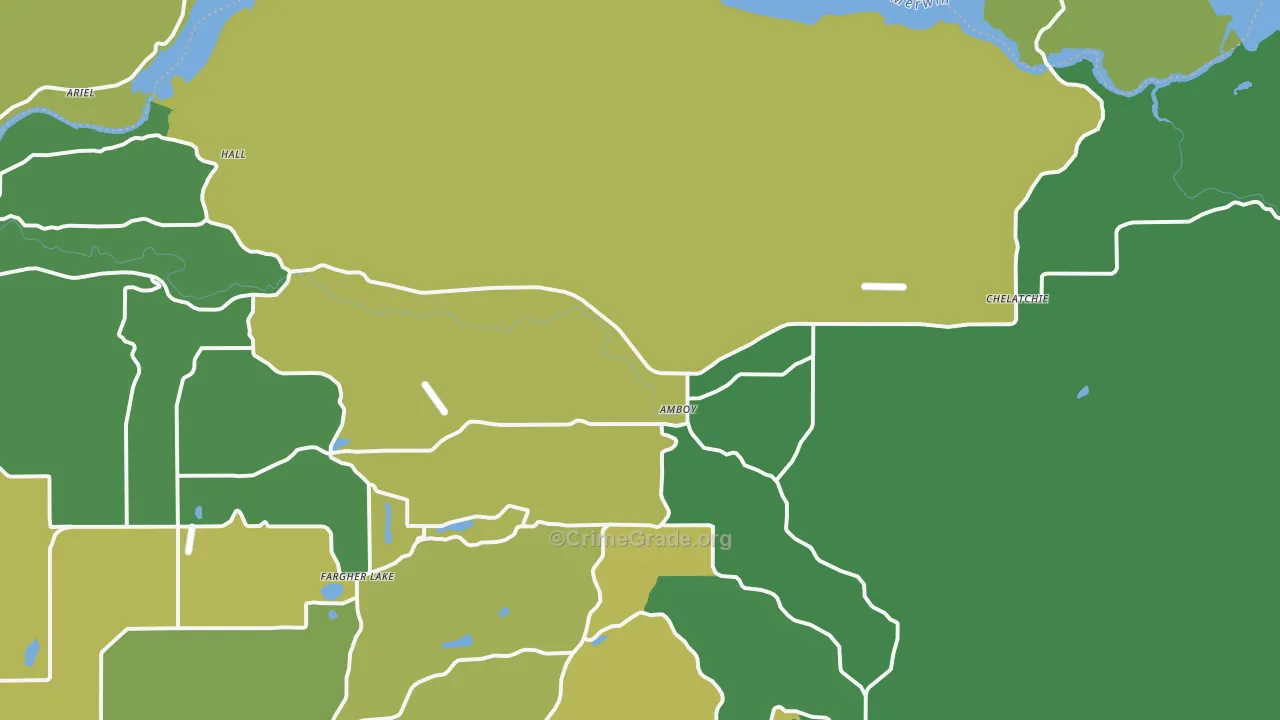 98601, WA Map of Drug-Related Crime Rates